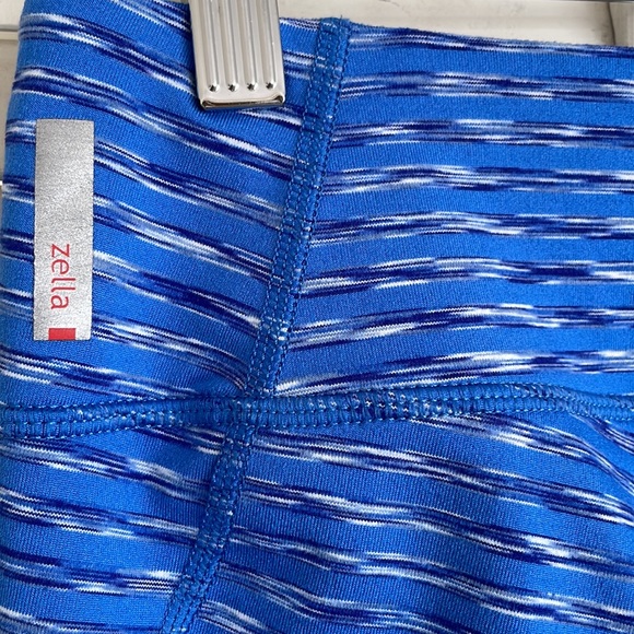 ZELLA Workout Leggings, Blue/White/Navy, Size XS - Picture 4 of 6